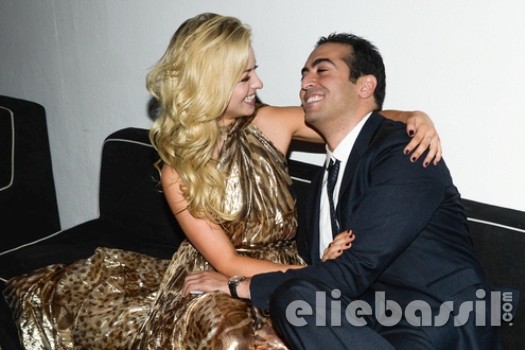 Francesca Eastwood, (wearing Ferragamo), Mohammed Al Turki